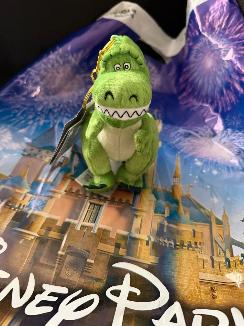 Disney Rex Plush Keychain